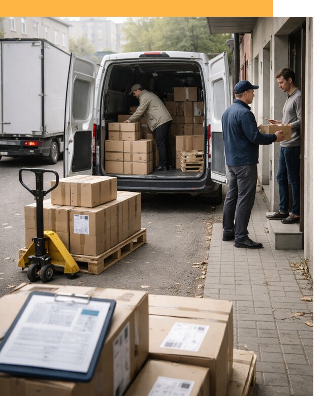 Доставка грузов от двери до двери с таможней от 45707 руб.