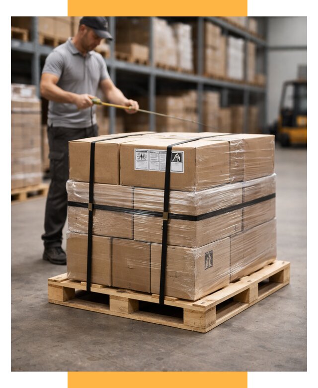 Упаковка и паллетирование грузов от 3555 р. | СетСервис-Бгн