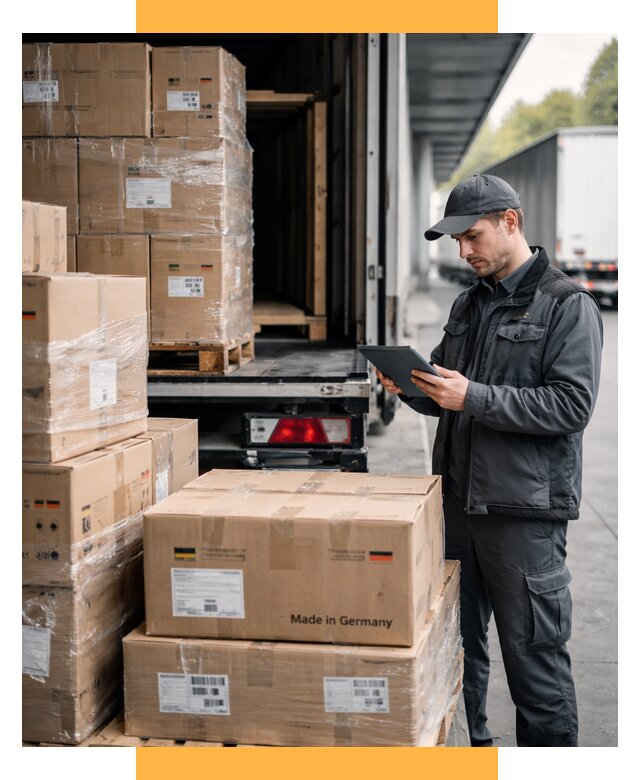 Доставка грузов из Германии от 45707 р. быстро - СетСервис-Бгн