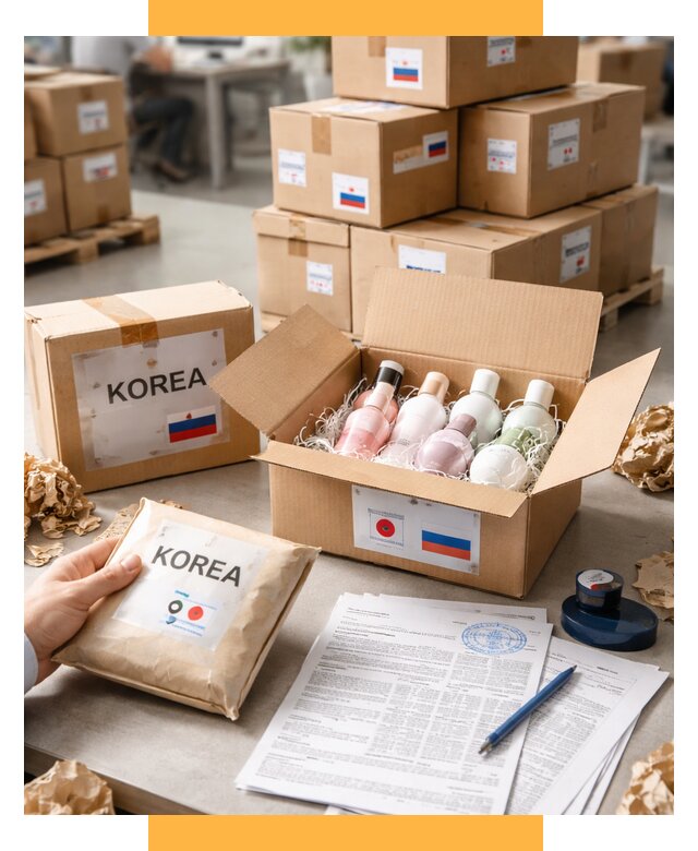Доставка косметики из Кореи от 8633 р. под ключ | СетСервис-Бгн