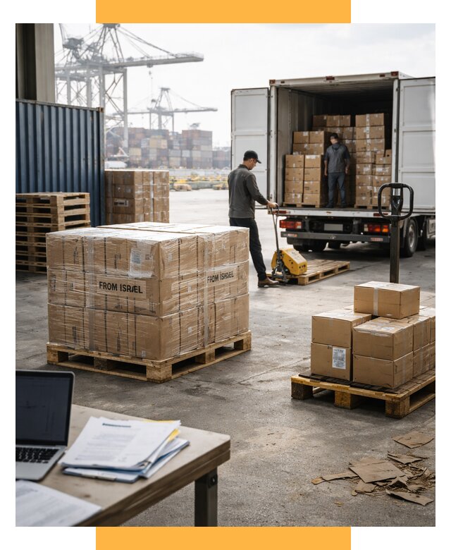 Доставка грузов из Израиля от 15236 р., логистика от СетСервис-Бгн