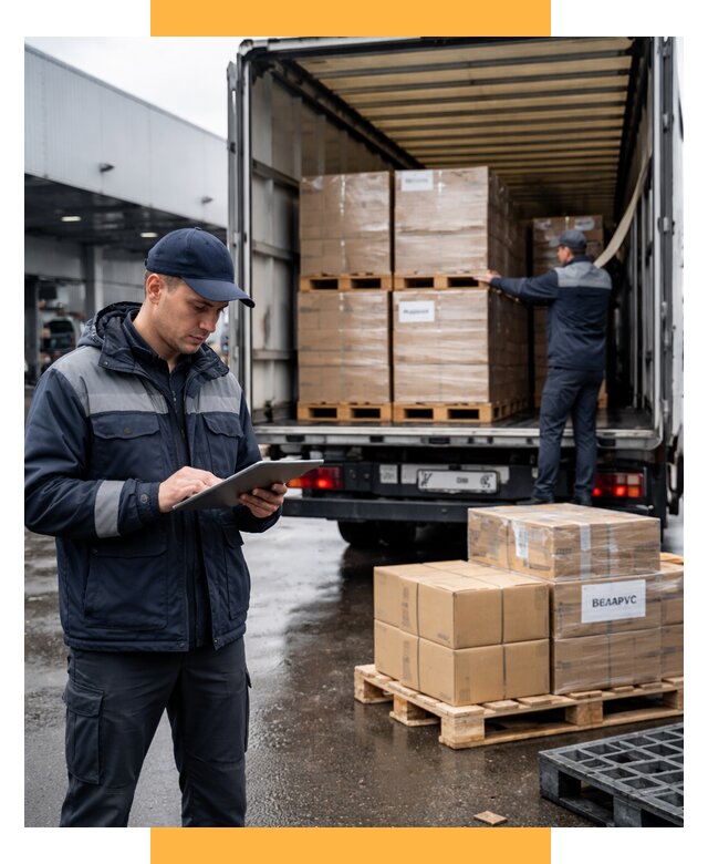Доставка грузов из Беларуси от 15236 р. логистика СетСервис-Бгн