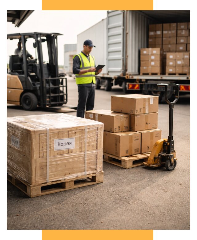 Доставка грузов в Корею из России от 35550 р. | СетСервис-Бгн