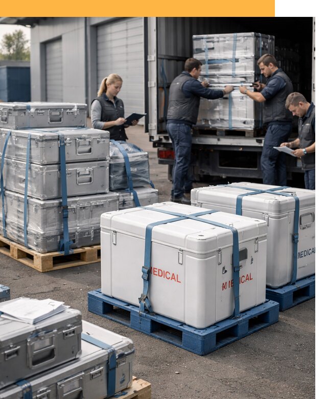 Перевозка медицинского оборудования по всему миру от 15236 руб