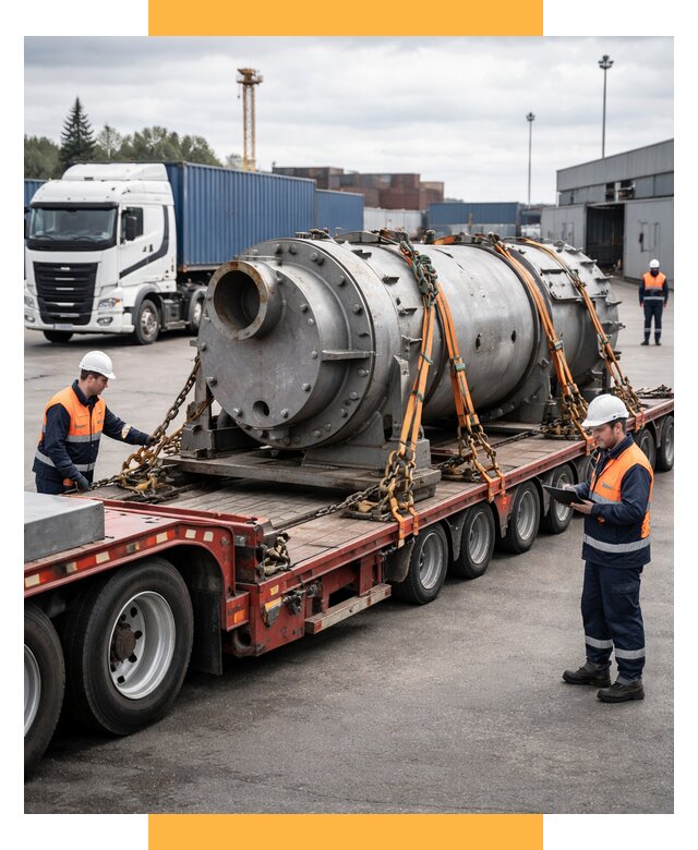 Перевозка тяжеловесных грузов под ключ от 152355 р. | СетСервис-Бгн