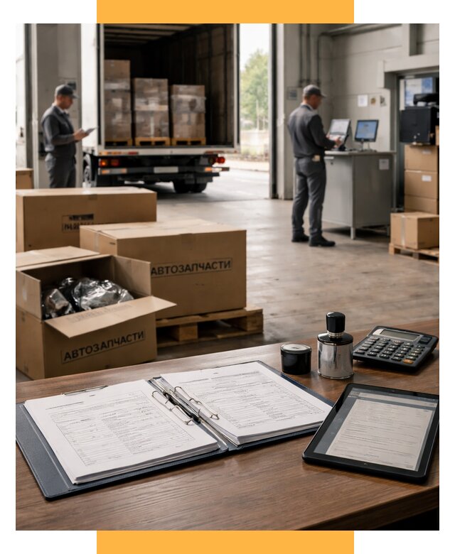 Таможенное оформление автозапчастей под ключ от 8633 р., СетСервис-Бгн