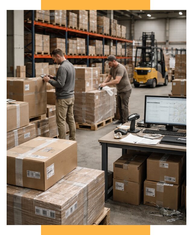 Склад консолидации в Европе от 6602 р., услуги СетСервис-Бгн